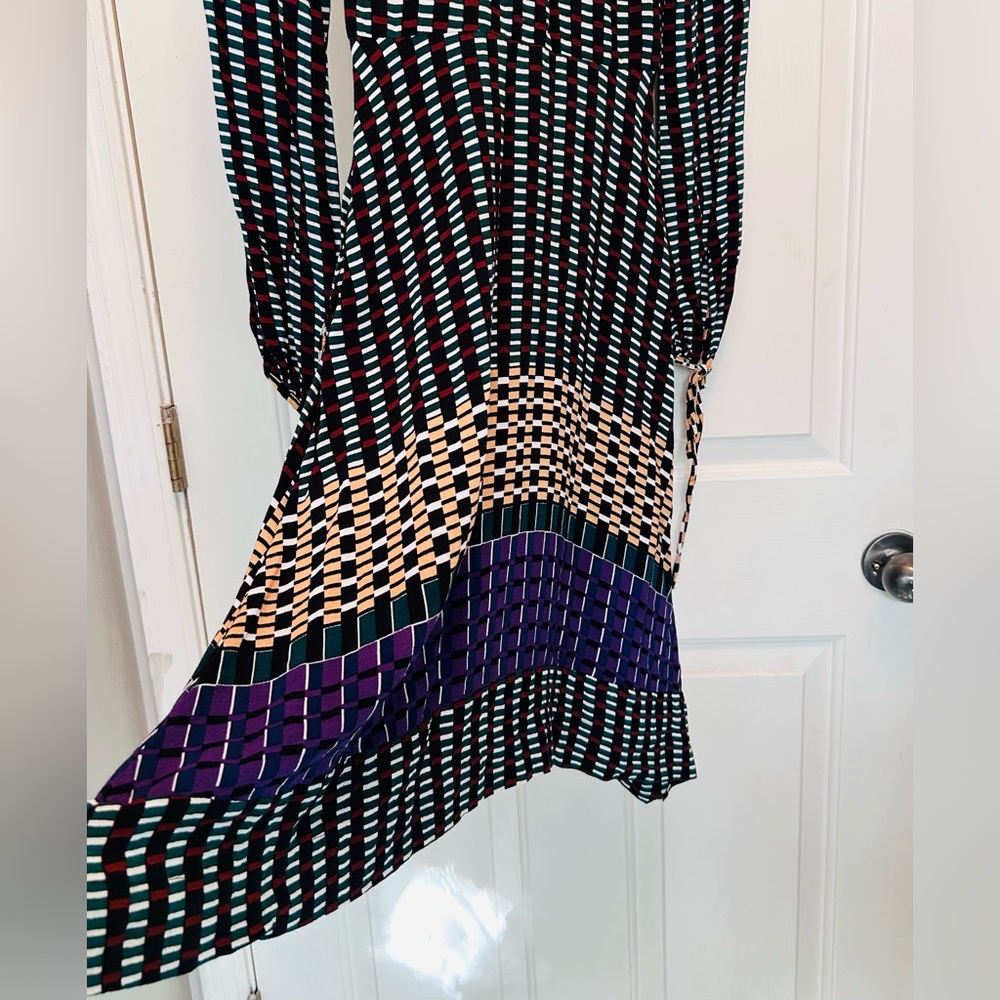 MAEVE Gianna Anthropologie tunic dress multicolored geometric print festival - Picture 5 of 12